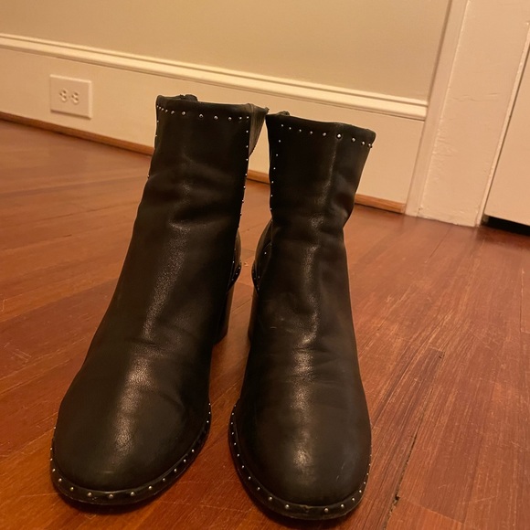 Rag & Bone, Willow stud boot, black leather, size 39 - Picture 2 of 8